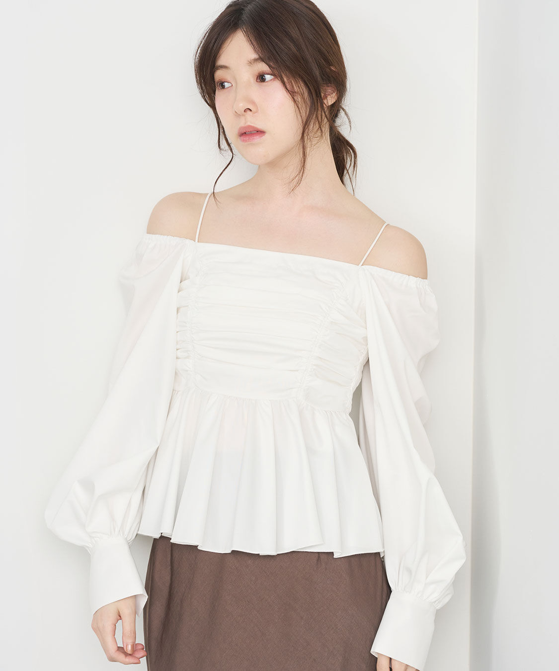 COCO DEAL「オフショルペプラムブラウス」|シャツ・ブラウス|