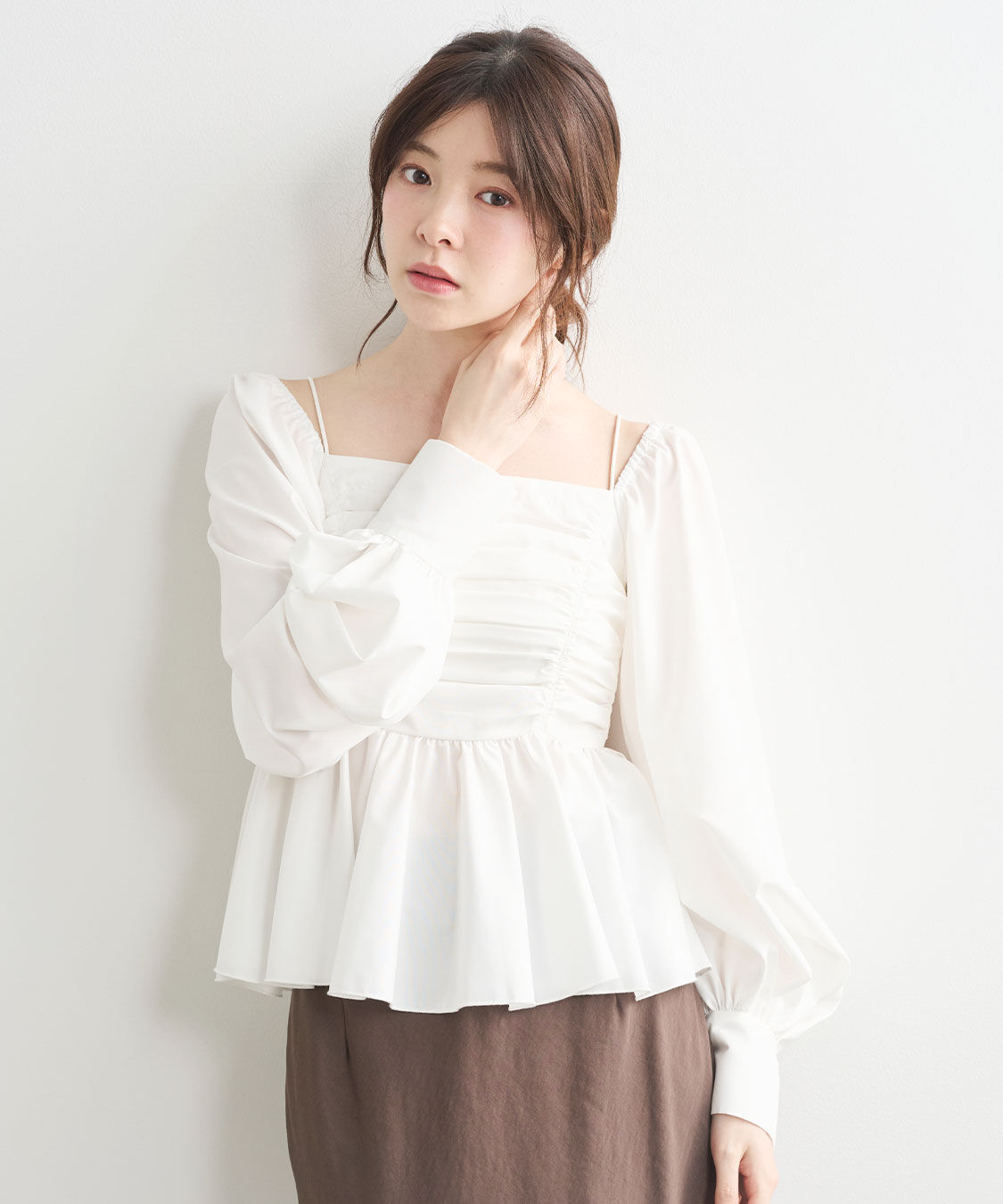 COCO DEAL「オフショルペプラムブラウス」|シャツ・ブラウス|