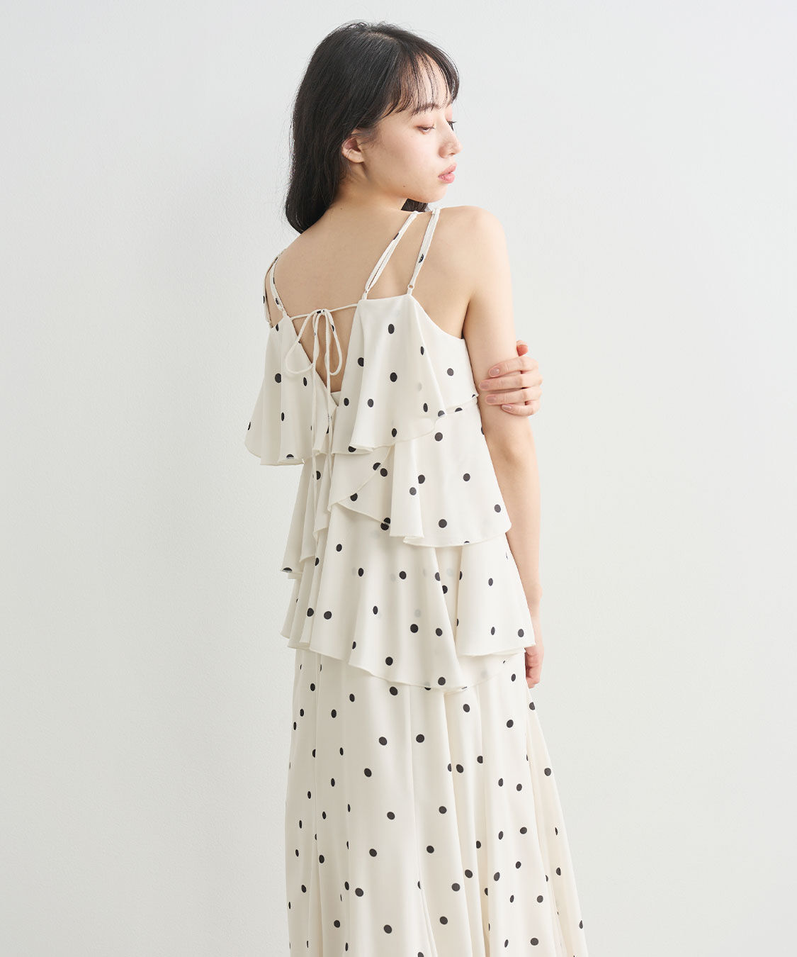 COCO DEAL「ラッフルフレアキャミワンピース」|ワンピース|