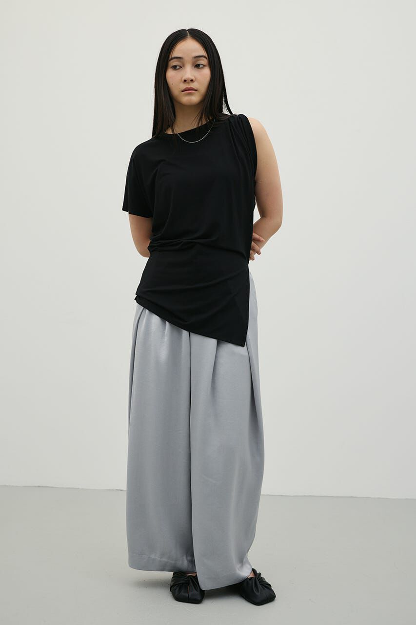STYLEMIXER「アシンメトリールーズT」|Tシャツ・カットソー|BLK