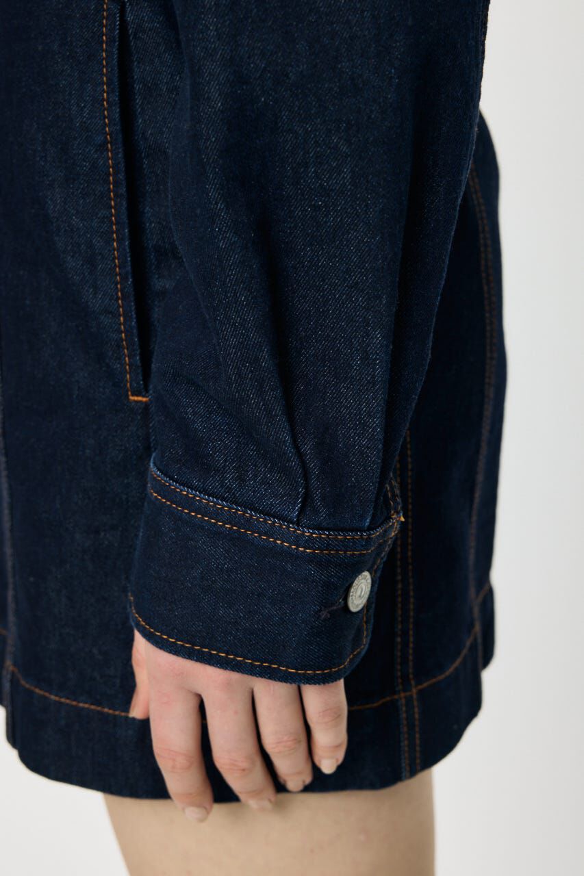 MOUSSY「BELTED DENIM MINI ドレス」|ワンピース|