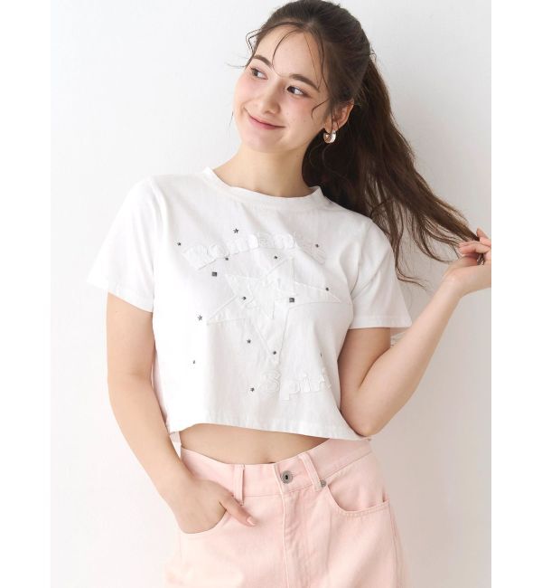 CALNAMUR「パッチワークデザインＴシャツ」|Tシャツ・カットソー|ホワイト