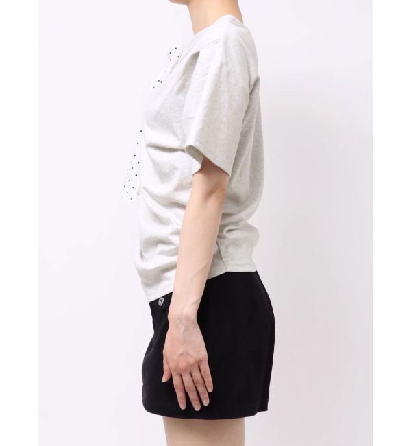 CALNAMUR「リボン付きTシャツ」|Tシャツ・カットソー|