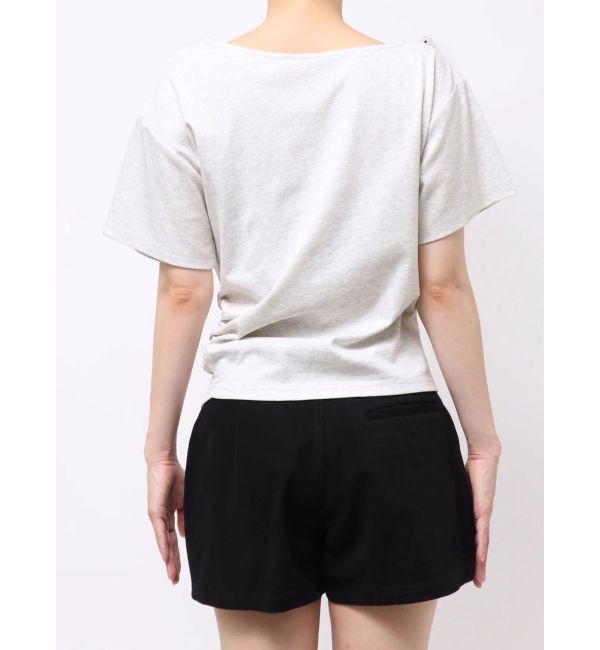 CALNAMUR「リボン付きTシャツ」|Tシャツ・カットソー|