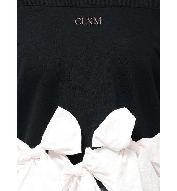 CALNAMUR「ヘムリボンオフショル裏毛トップス」|Tシャツ・カットソー|
