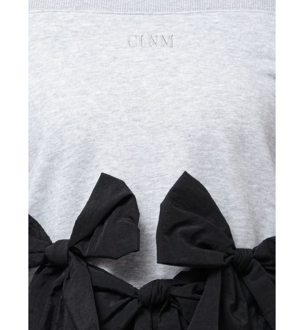 CALNAMUR「ヘムリボンオフショル裏毛トップス」|Tシャツ・カットソー|