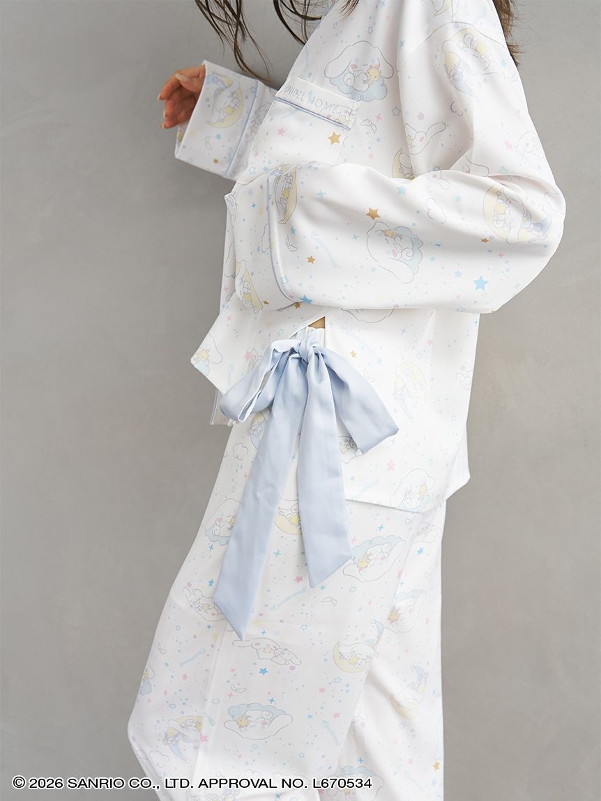 SNIDEL HOME「【Cinnamoroll】サテンロングパンツ」|ルームウェア|