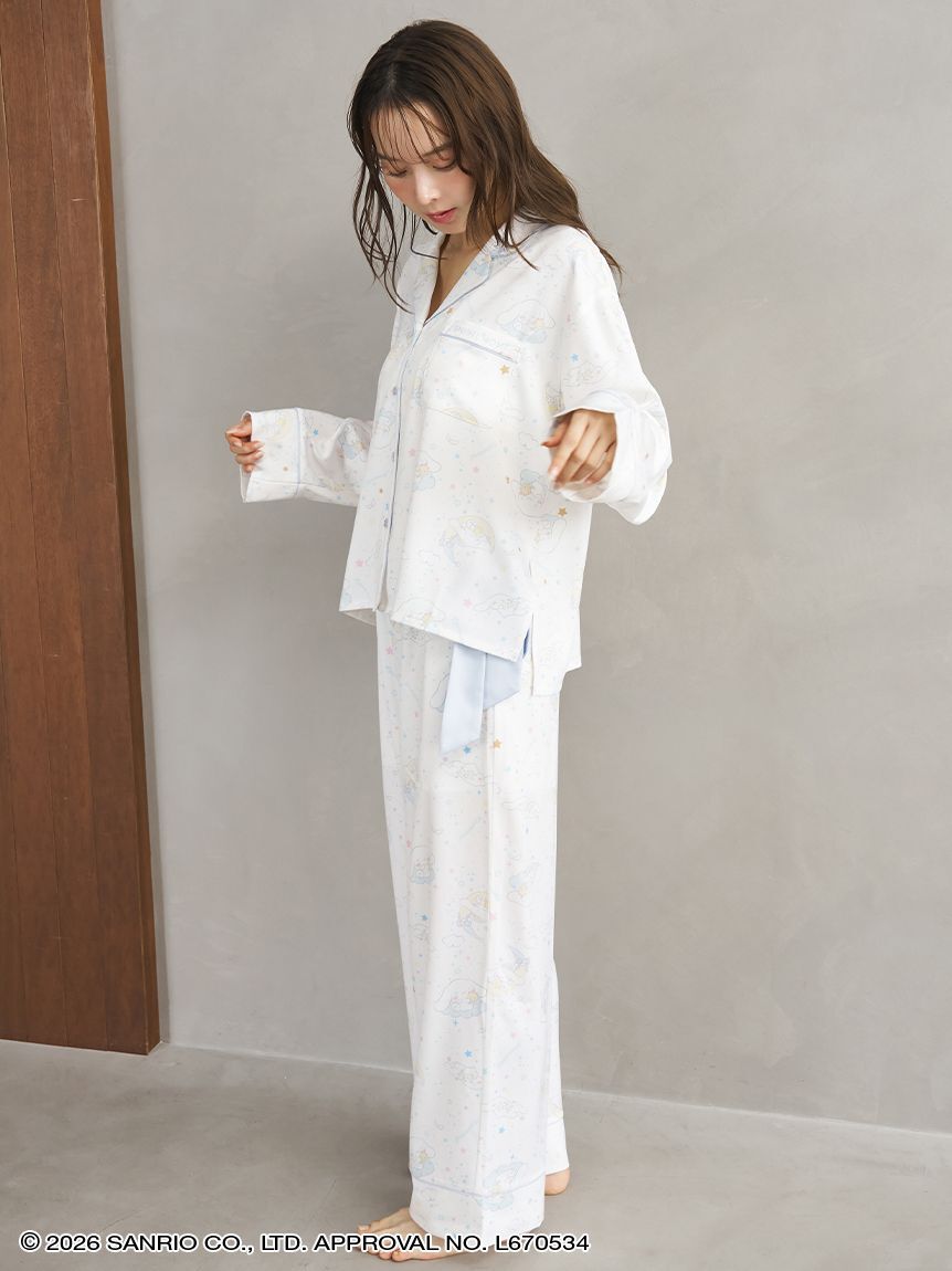 SNIDEL HOME「【Cinnamoroll】サテンロングパンツ」|ルームウェア|