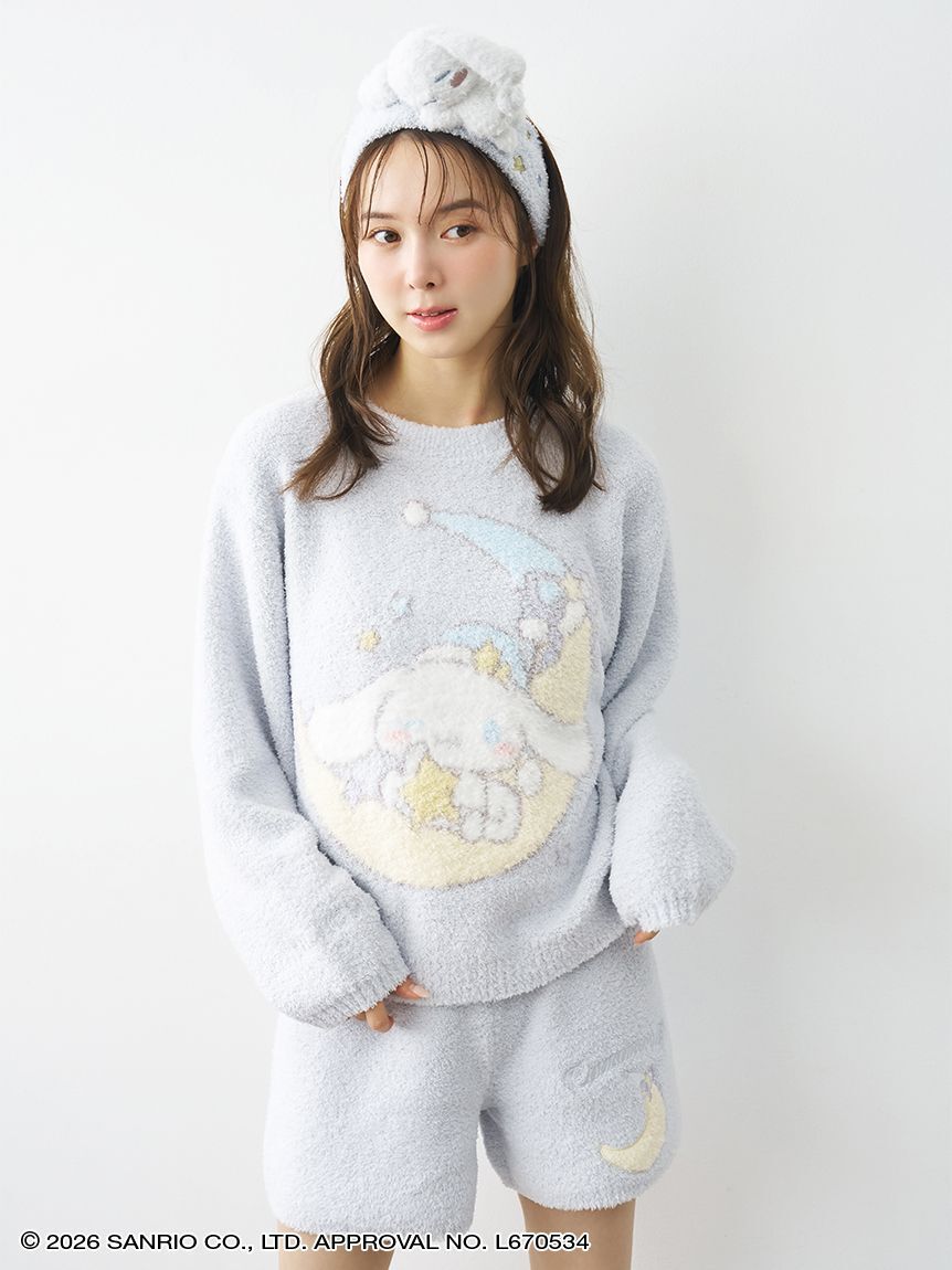 SNIDEL HOME「【WEB限定】【セット商品】【Cinnamoroll】ニットプルオーバー＆ショートパンツSET」|ルームウェア|