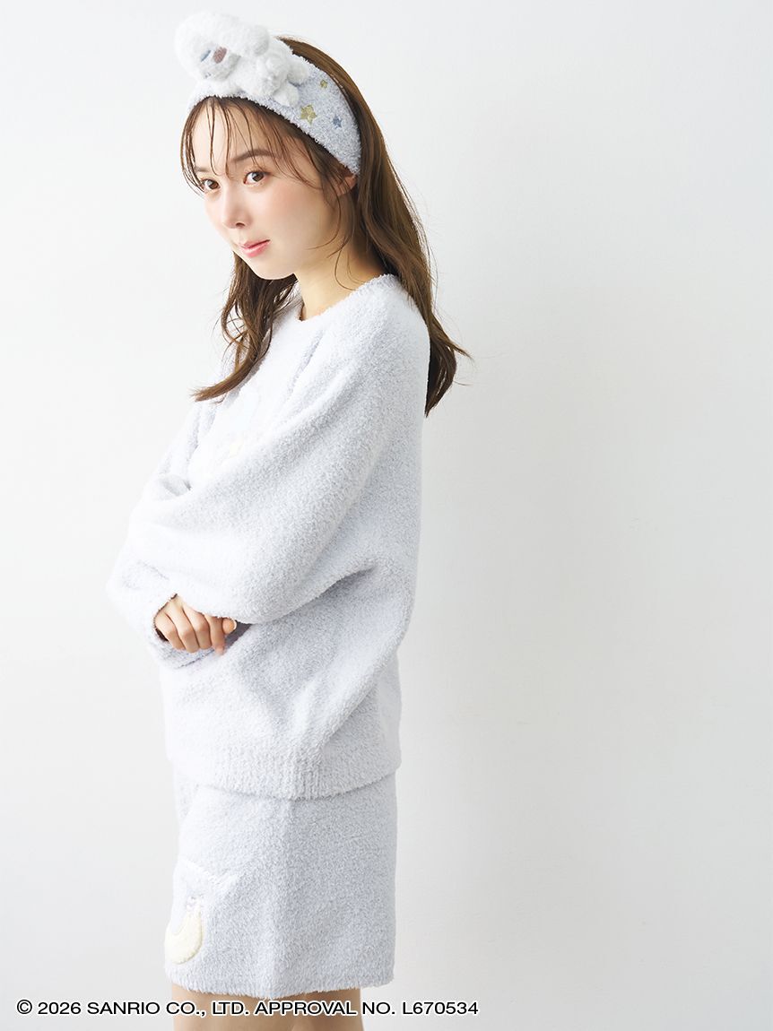 SNIDEL HOME「【WEB限定】【セット商品】【Cinnamoroll】ニットプルオーバー＆ショートパンツSET」|ルームウェア|