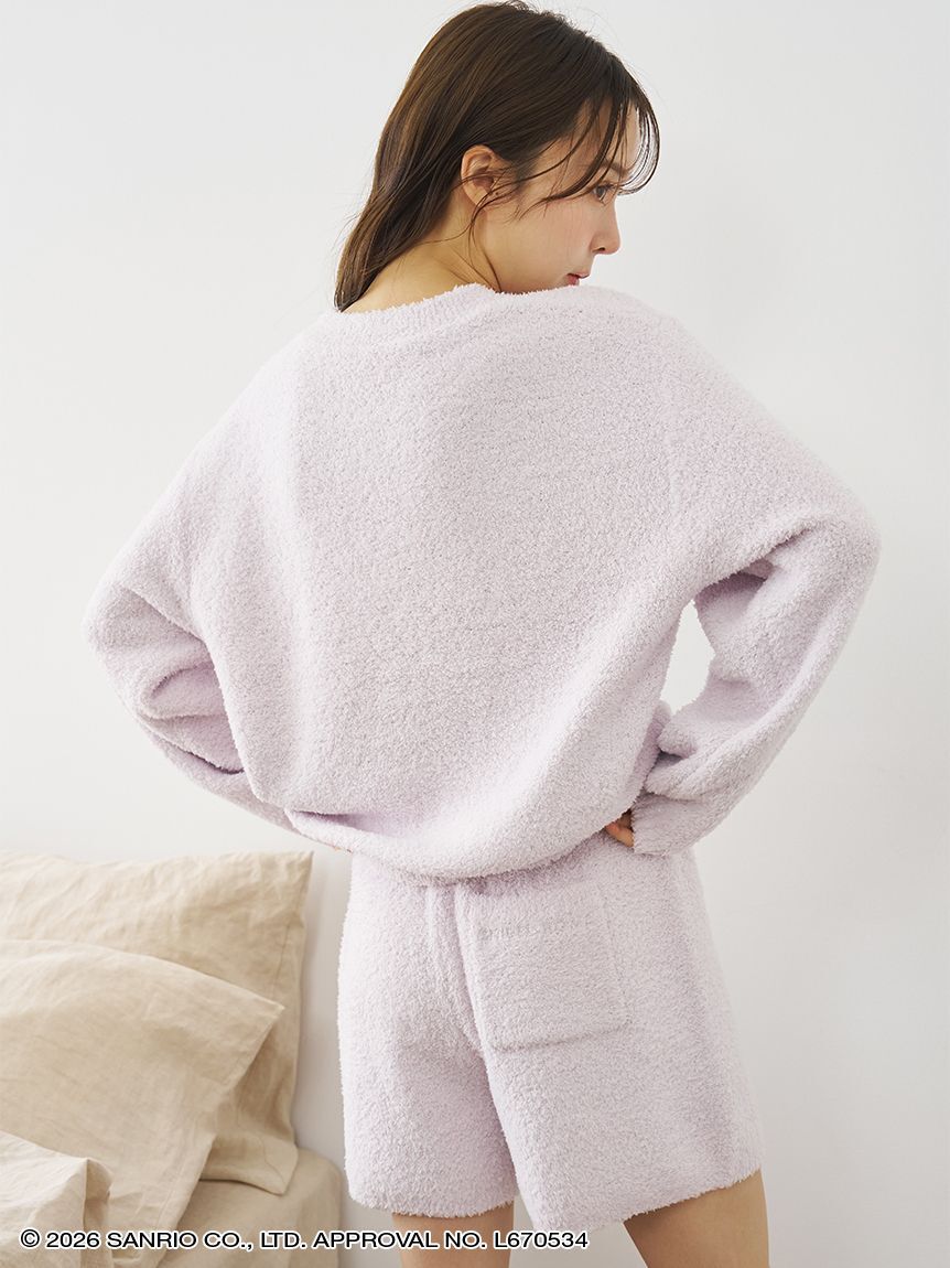 SNIDEL HOME「【WEB限定】【セット商品】【Cinnamoroll】ニットプルオーバー＆ショートパンツSET」|ルームウェア|