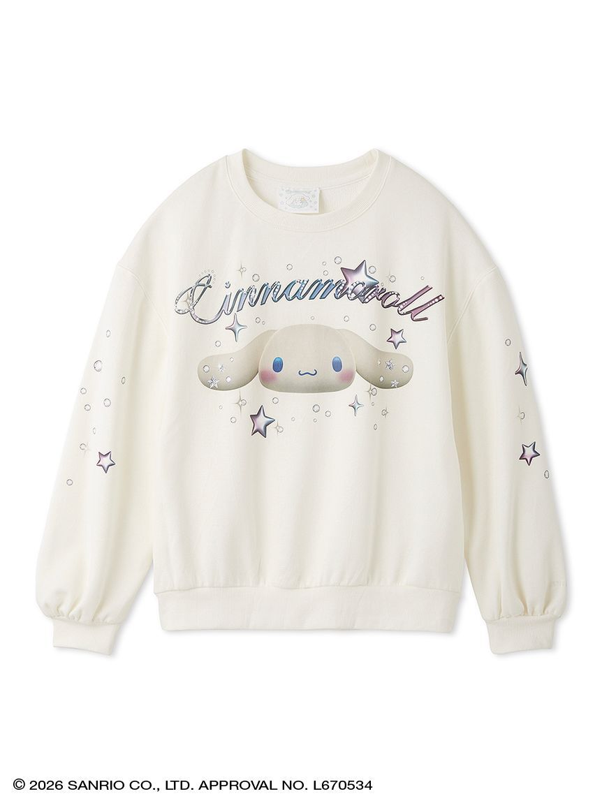 SNIDEL HOME「【Cinnamoroll】ラメスウェットプルオーバー」|ルームウェア|