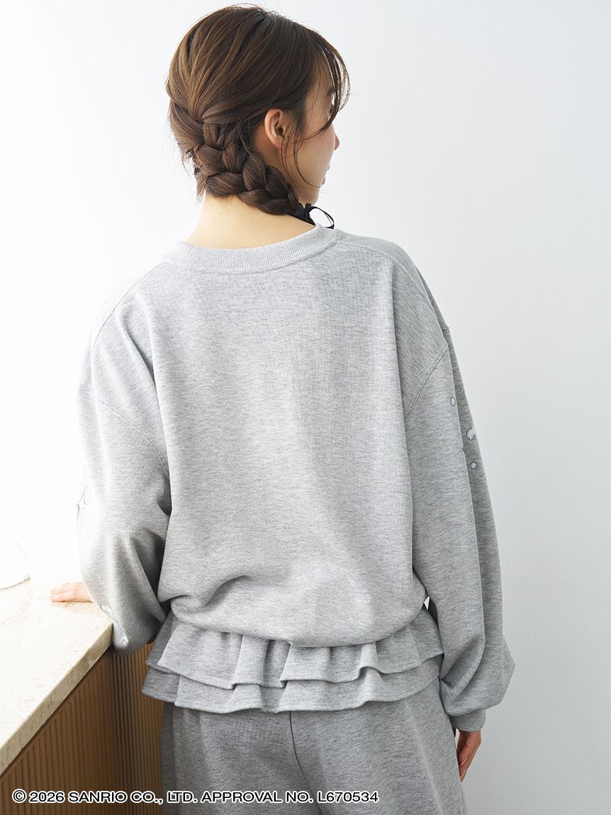 SNIDEL HOME「【Cinnamoroll】ラメスウェットプルオーバー」|ルームウェア|