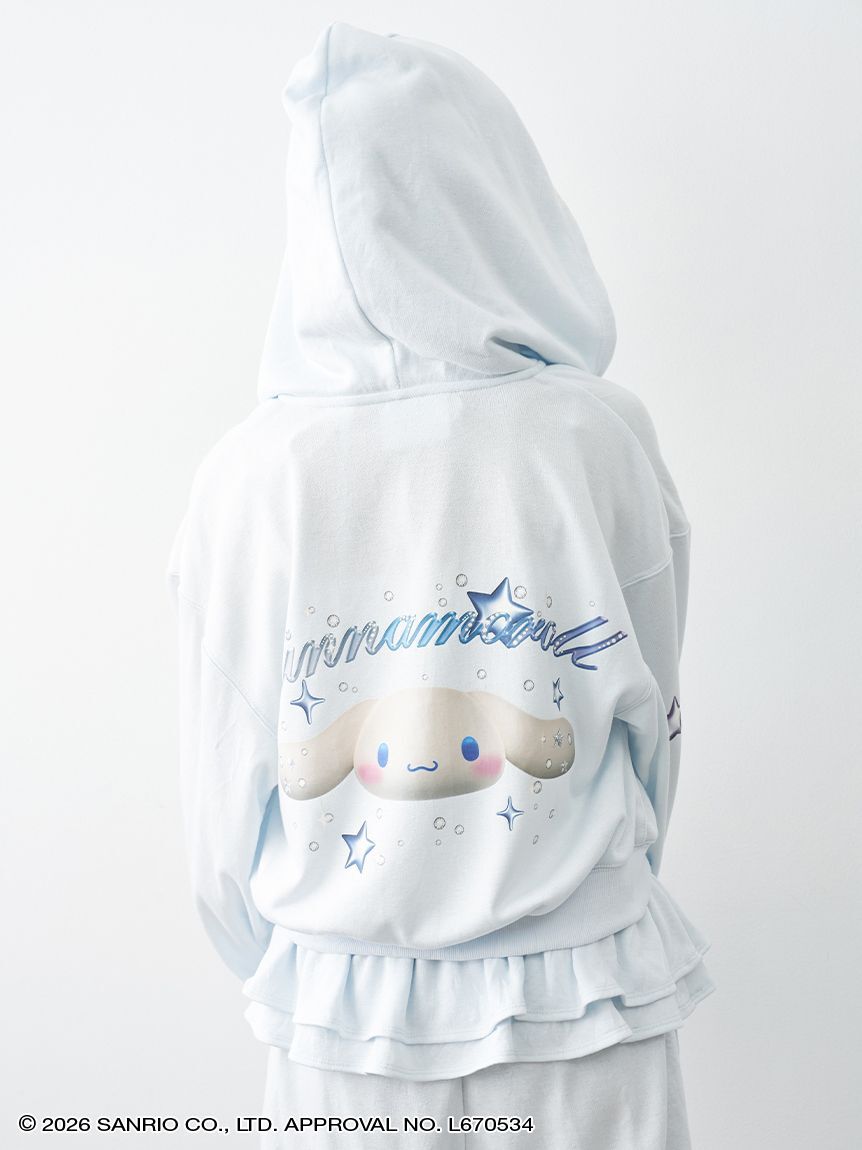 SNIDEL HOME「【Cinnamoroll】ラメスウェットパーカー」|ルームウェア|
