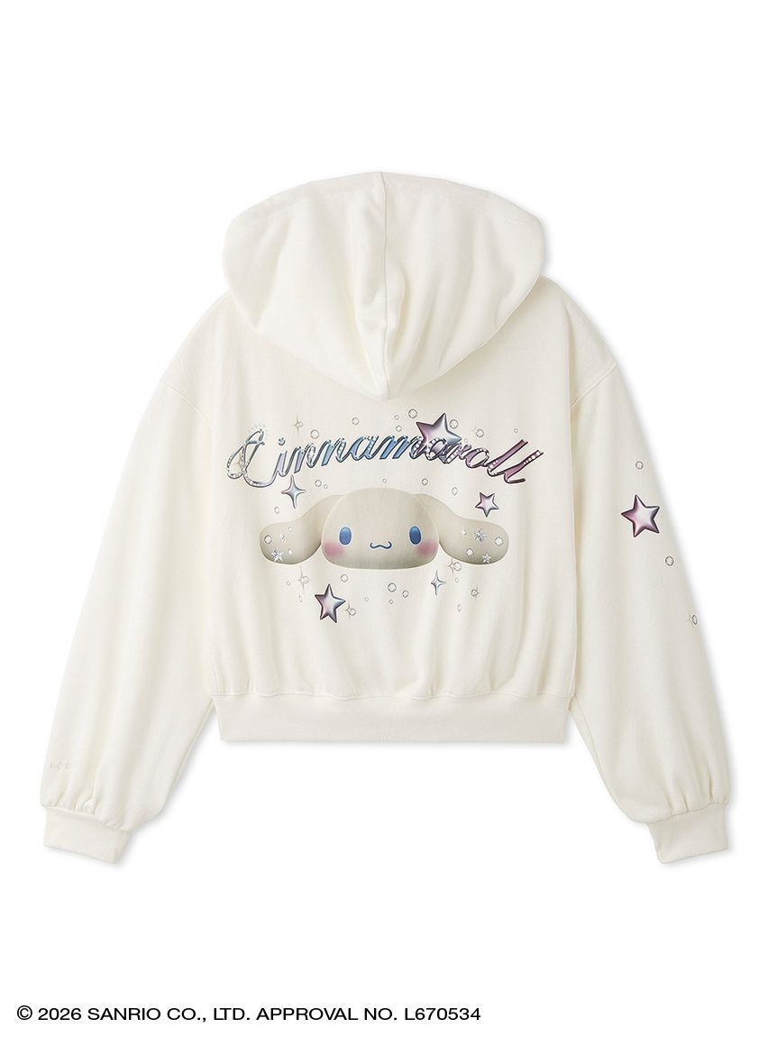 SNIDEL HOME「【Cinnamoroll】ラメスウェットパーカー」|ルームウェア|