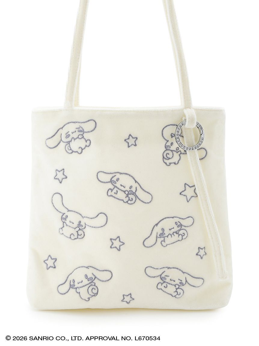 SNIDEL HOME「【Cinnamoroll】ベロアバッグ」|トートバッグ|