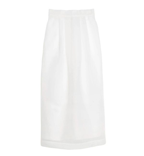 ELENDEEK「MESH BONDING TUCKED SK」|スカート|