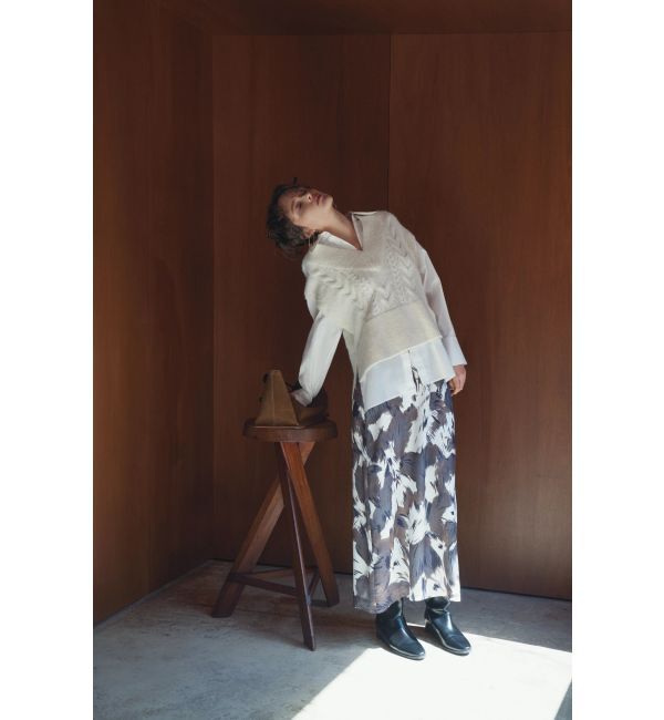 ELENDEEK「BLURRED SHAGGY SK」|スカート|