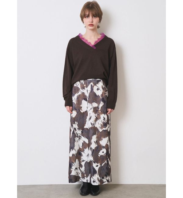 ELENDEEK「BLURRED SHAGGY SK」|スカート|