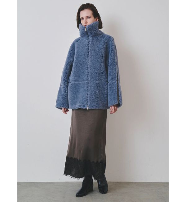 ELENDEEK「【Kaori Iseki&times;ELENDEEK】LACE HEM SATIN SK」|スカート|