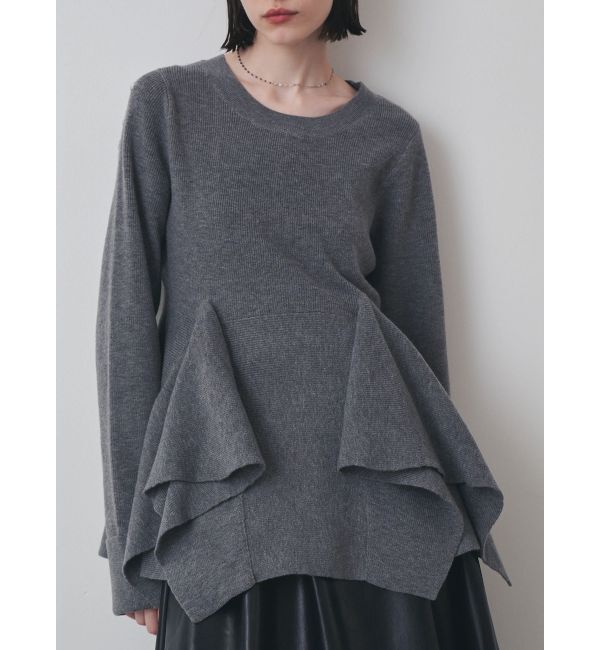 ELENDEEK「DECOLATIVE PEPLUM KT」|ニット・セーター|