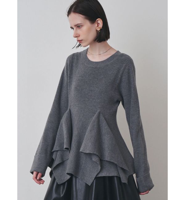 ELENDEEK「DECOLATIVE PEPLUM KT」|ニット・セーター|
