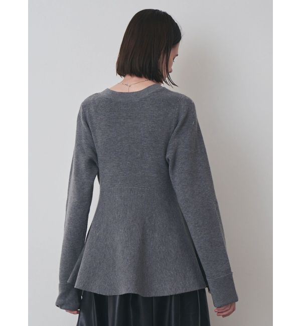ELENDEEK「DECOLATIVE PEPLUM KT」|ニット・セーター|