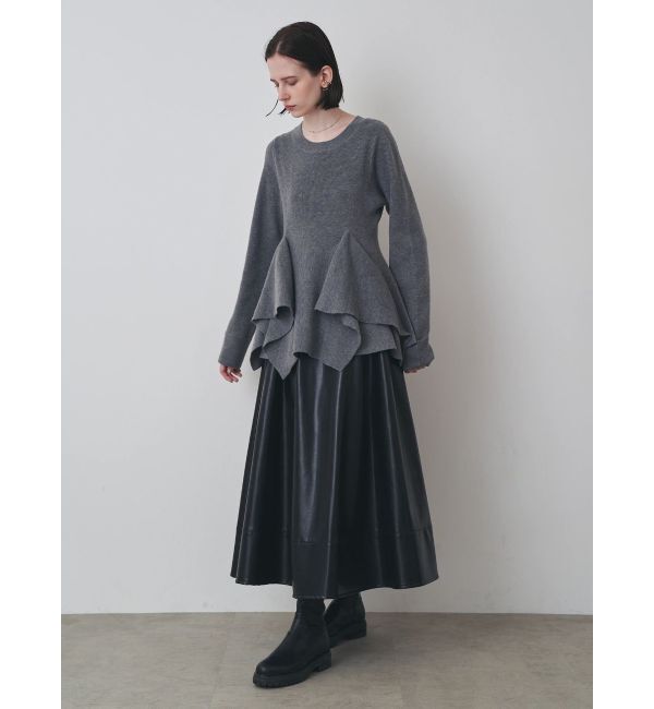 ELENDEEK「DECOLATIVE PEPLUM KT」|ニット・セーター|