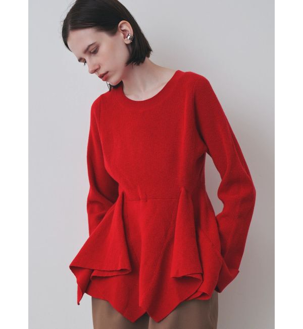 ELENDEEK「DECOLATIVE PEPLUM KT」|ニット・セーター|
