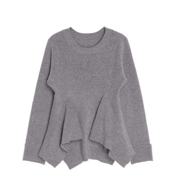 ELENDEEK「DECOLATIVE PEPLUM KT」|ニット・セーター|