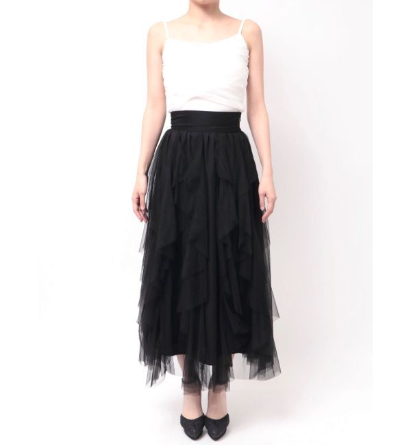 RESEXXY「ラッフルチュールロングスカート」|スカート|
