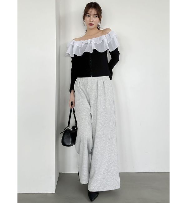 dazzlin「ショルダーフリルカットトップス」|Tシャツ・カットソー|