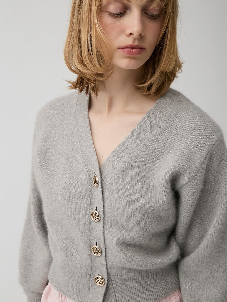 LILY BROWN「フォックスブレンドニットカーディガン」|カーディガン|GRY