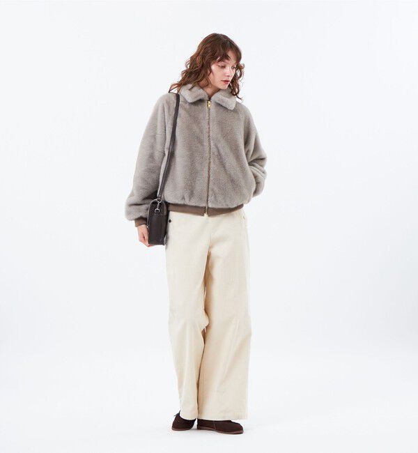 MACKINTOSH PHILOSOPHY「【予約販売】【Hollins(ホリンズ)】エコファーブルゾン」|ブルゾン・スタジャン|