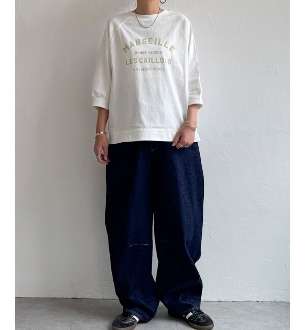 Lbc with Life「コットンラグラン7分袖Tシャツ」|Tシャツ・カットソー|