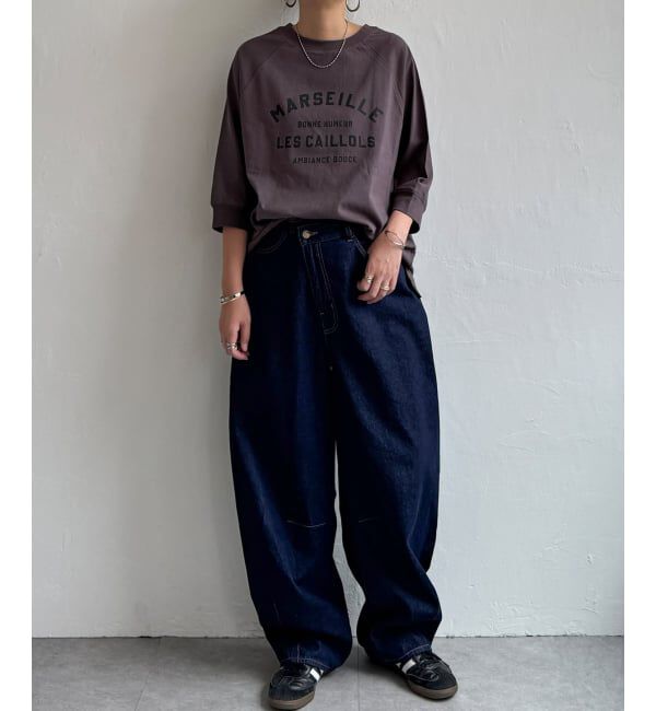 Lbc with Life「コットンラグラン7分袖Tシャツ」|Tシャツ・カットソー|