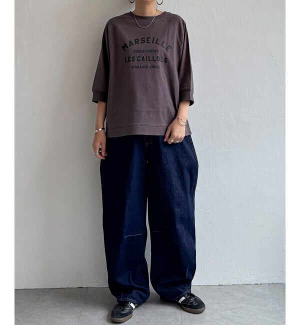 Lbc with Life「コットンラグラン7分袖Tシャツ」|Tシャツ・カットソー|