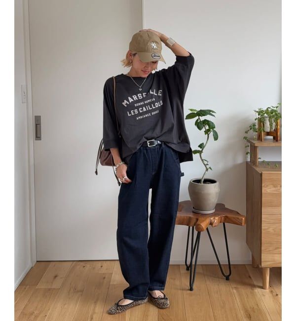 Lbc with Life「コットンラグラン7分袖Tシャツ」|Tシャツ・カットソー|