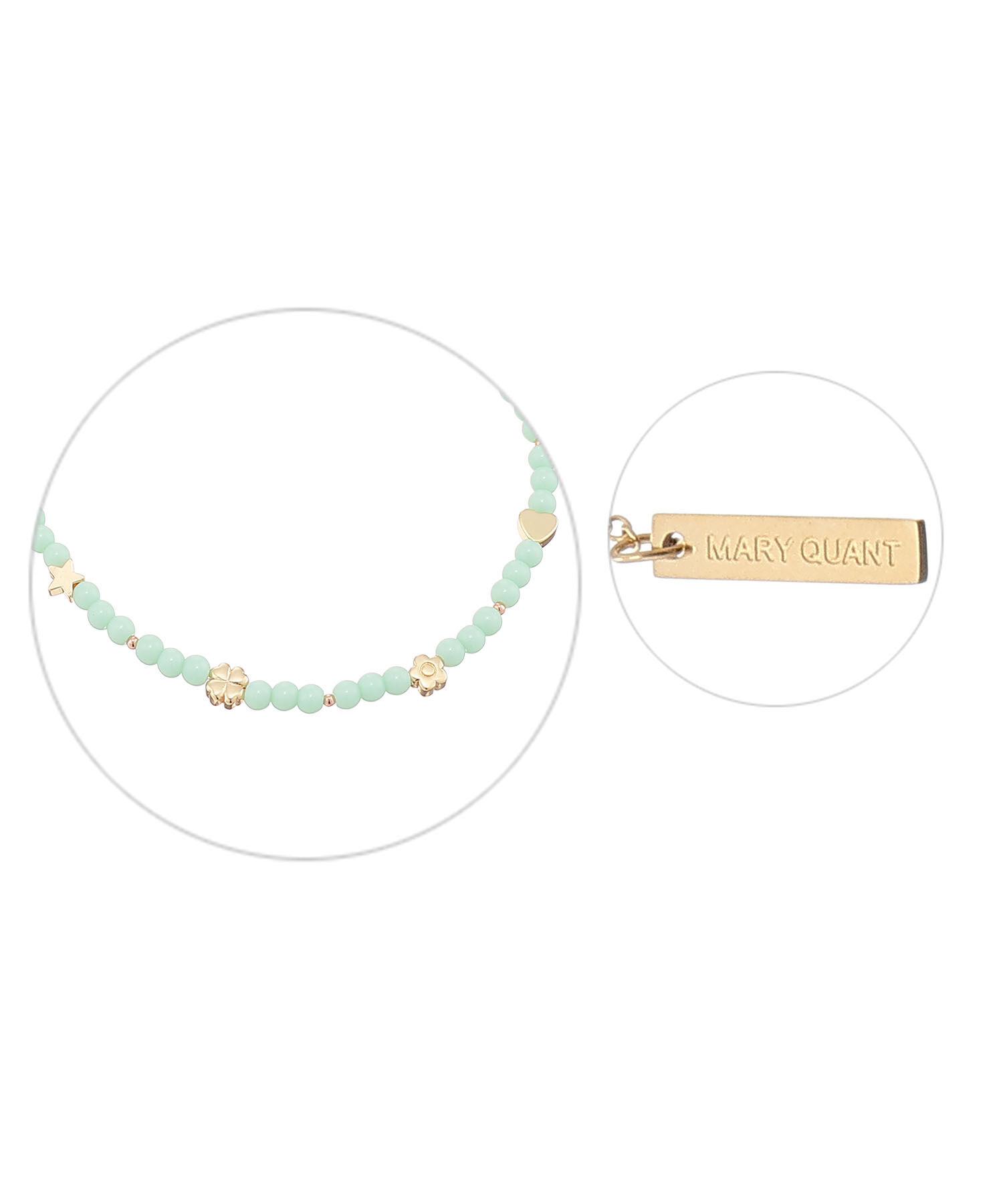 MARY QUANT「ガラスビーズ ネックレス」|ネックレス|