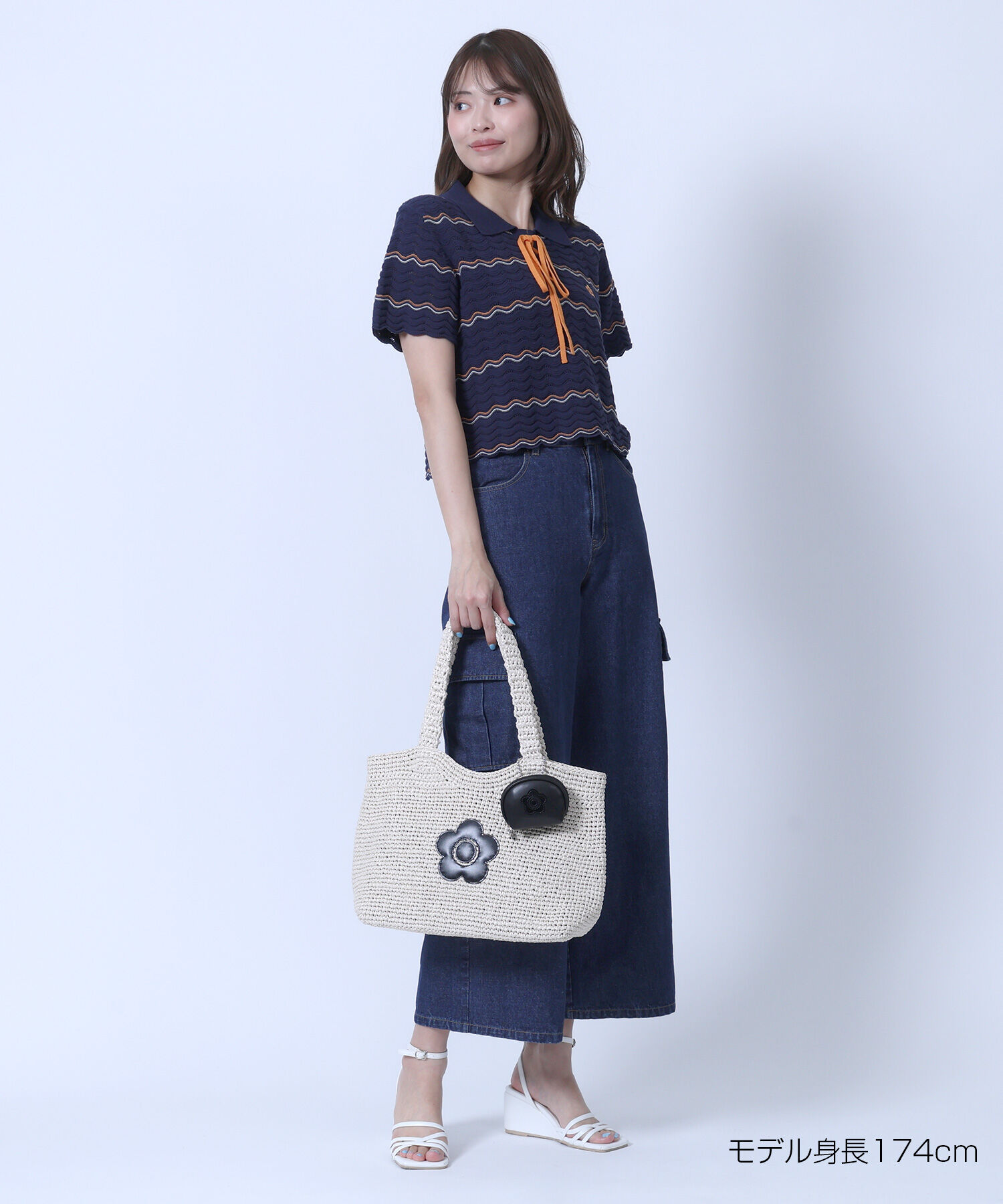 MARY QUANT「ウェーブニット プルオーバー」|ニット・セーター|