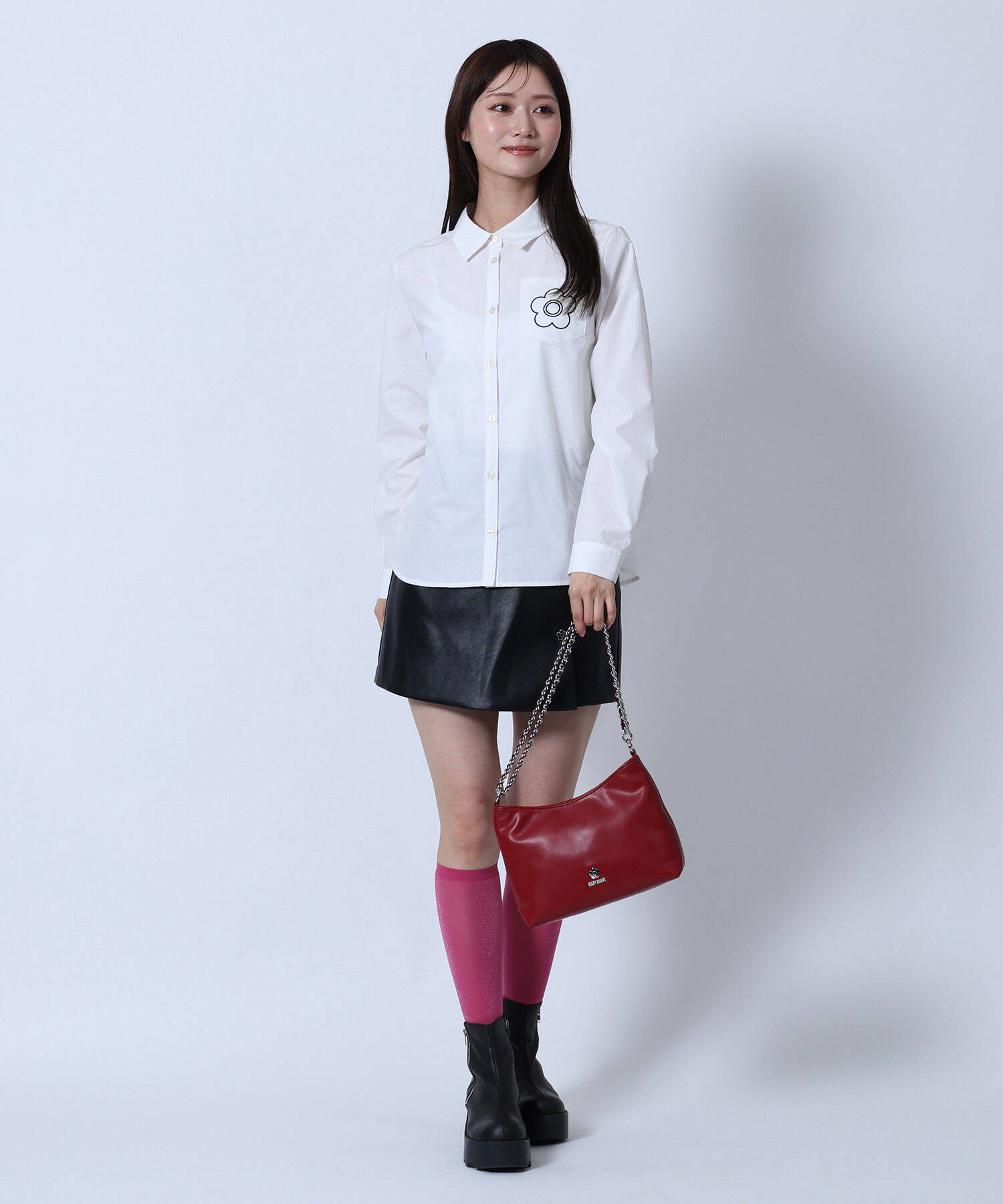 MARY QUANT「ロゴメタルチェーン ショルダー」|ショルダー・メッセンジャー|