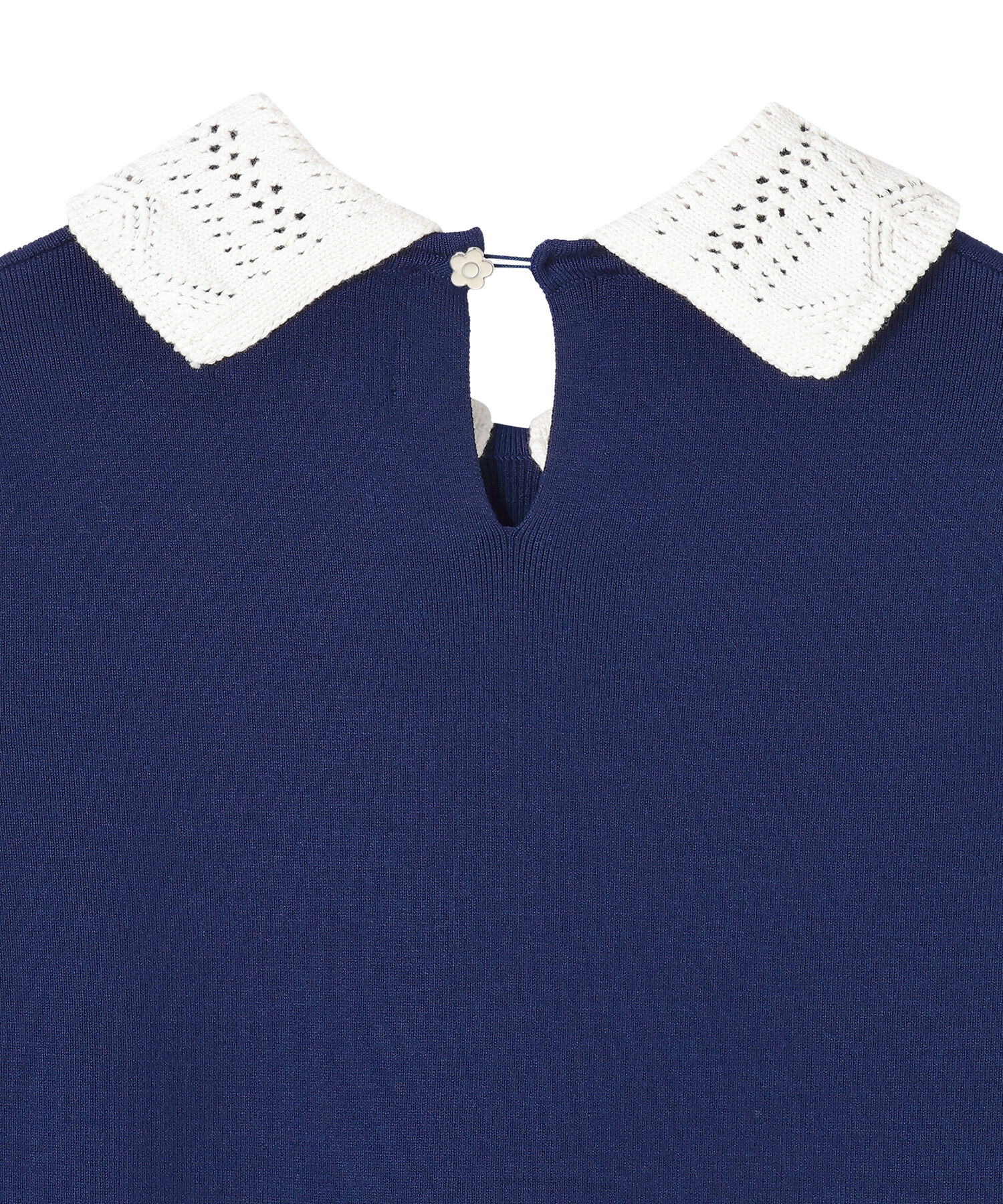 MARY QUANT「クロッシェカラーニットロング ワンピース」|ワンピース|