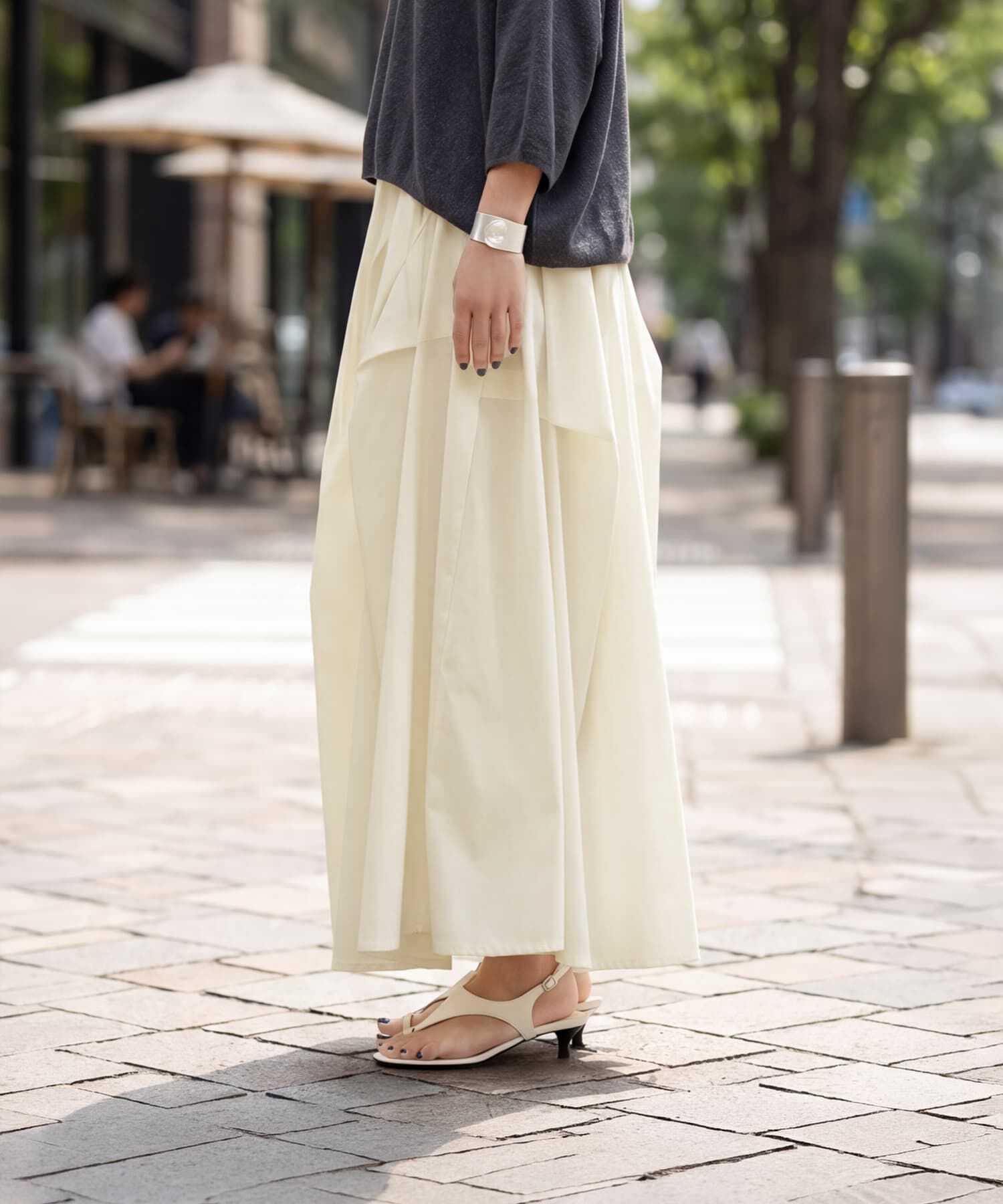 STYLE DELI「【selection】ランダムタック立体フォルムスカート」|スカート|
