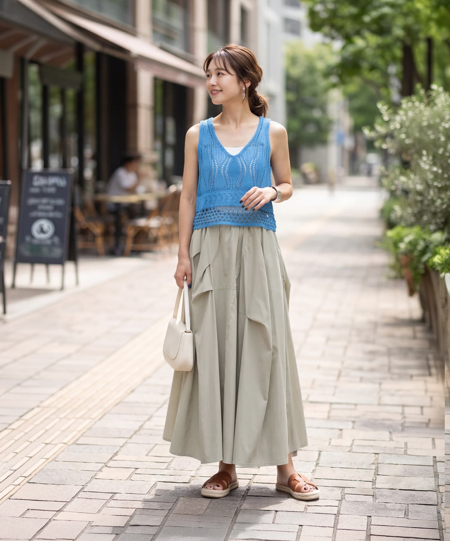 STYLE DELI「【selection】ランダムタック立体フォルムスカート」|スカート|