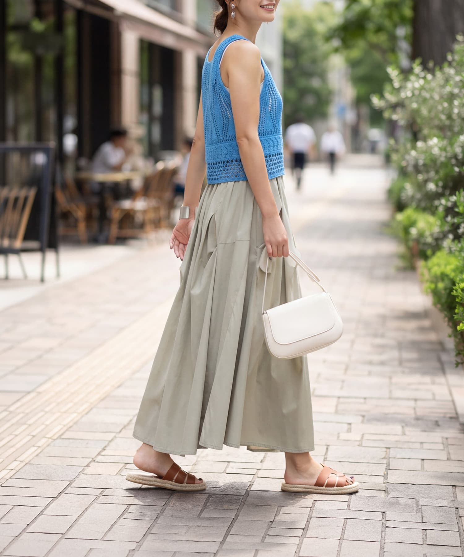 STYLE DELI「【selection】ランダムタック立体フォルムスカート」|スカート|