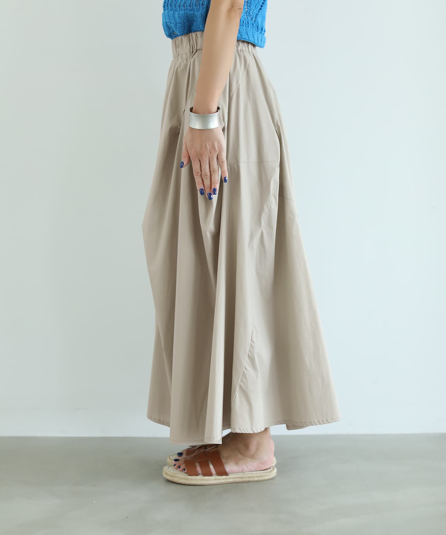 STYLE DELI「【selection】ランダムタック立体フォルムスカート」|スカート|