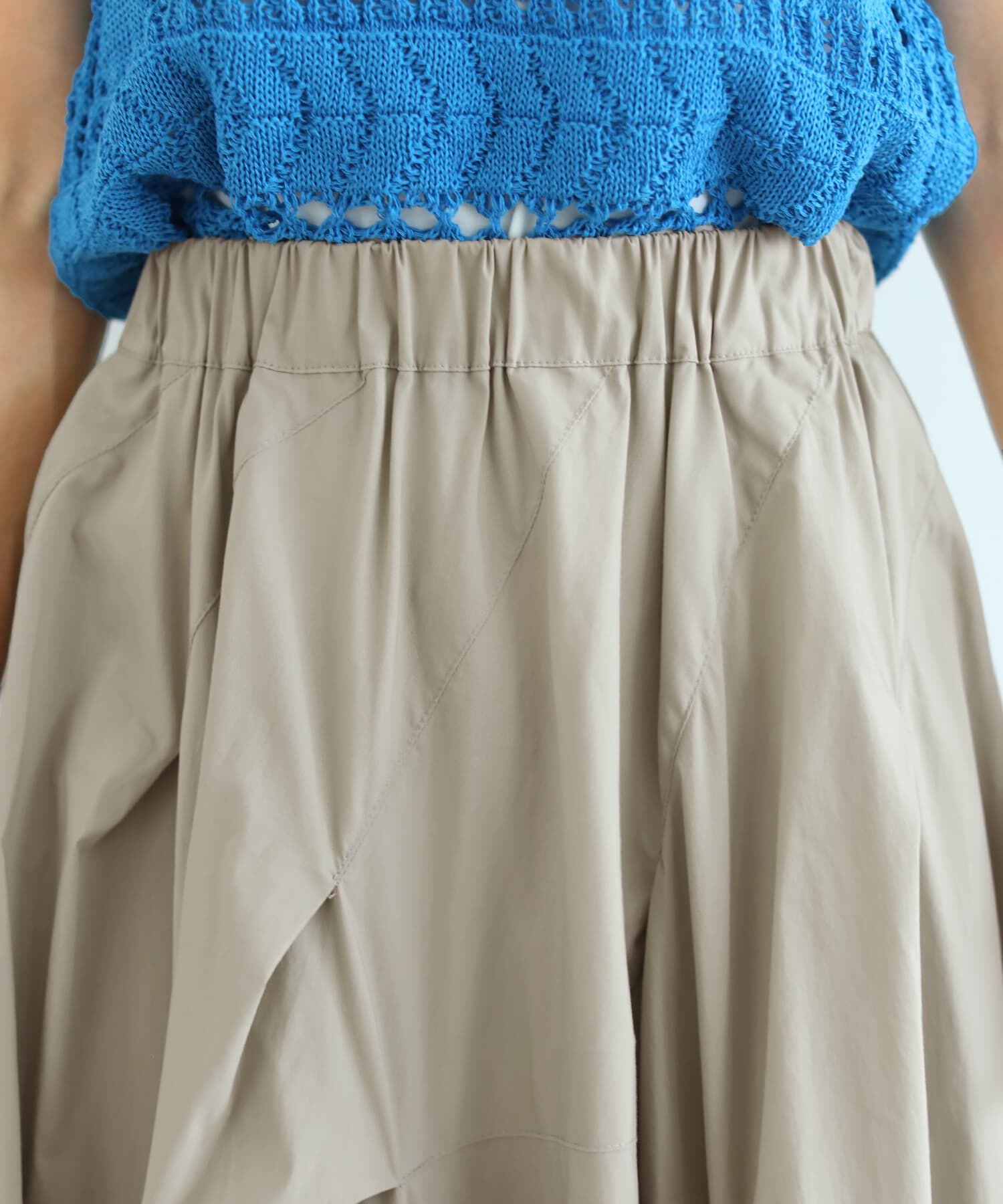 STYLE DELI「【selection】ランダムタック立体フォルムスカート」|スカート|