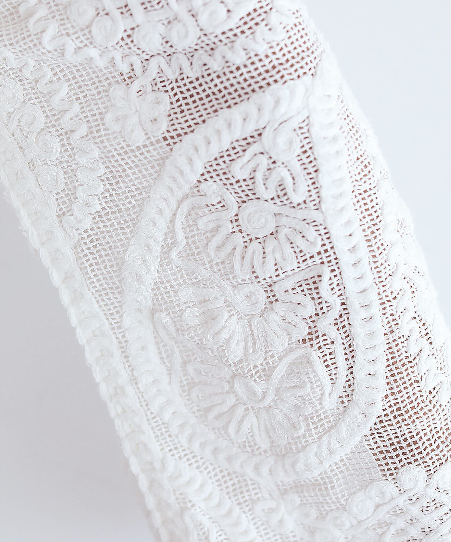 STYLE DELI「ペイズリー刺繍メッシュ編みトップス」|その他|