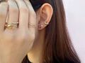 KAORU「スペクトラム ピアス／K10イエローゴールド ルビー」|ピアス|