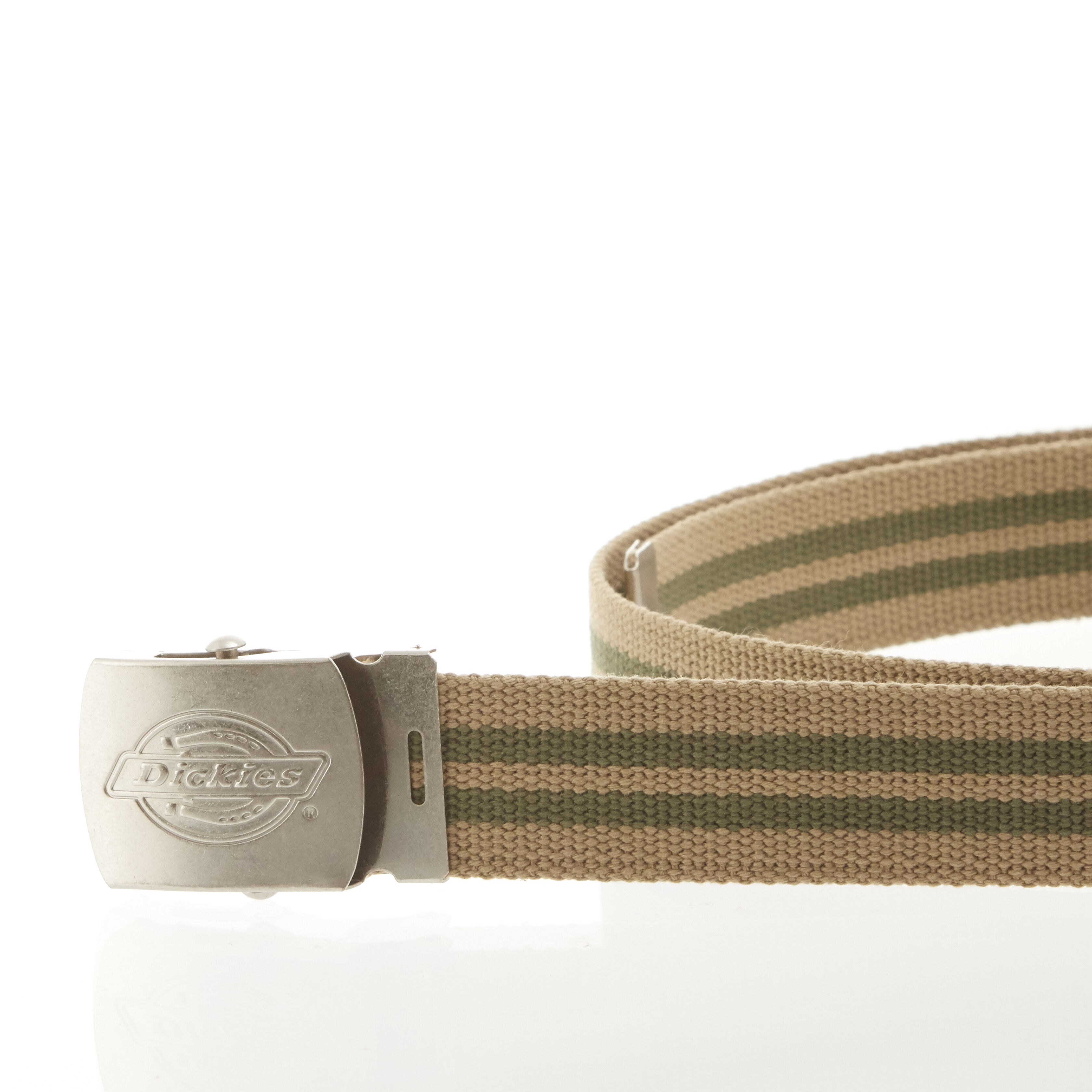BACKYARD FAMILY「DICKIES ディッキーズ GIベルト キャンバス ガチャベルト 調節可能 ジーンズ 定番 GI」|ベルト|ベージュ2